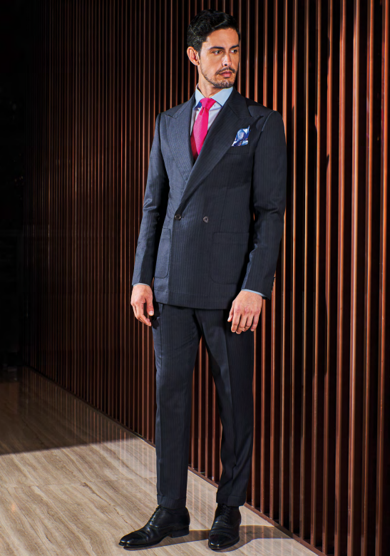 Mens Dark Grey Lining Suit