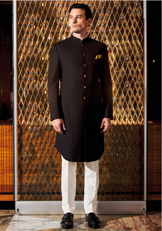 Mens Luxury Touch Coffee Brown Kurta Pajama