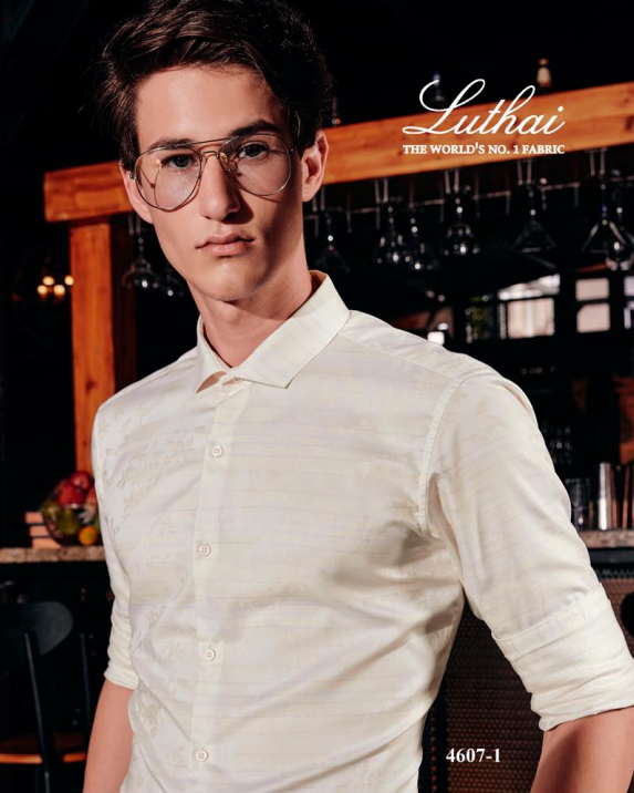 Mens Formal Peach Shirt