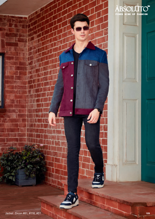 Mens Multi Coloured Party Wear Jacket/Shacket