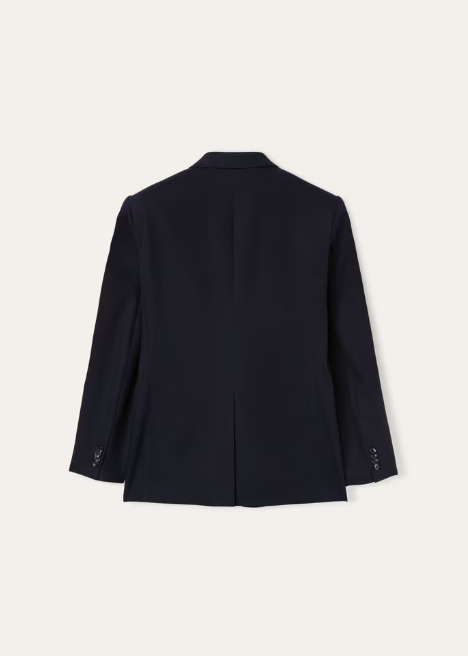 Cupro, Cotton, Diamond Black Suit For Men