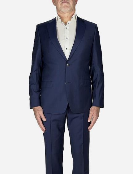 TWO BUTTON SINGLE BREASTED WINDOW PANE CHECK SUIT